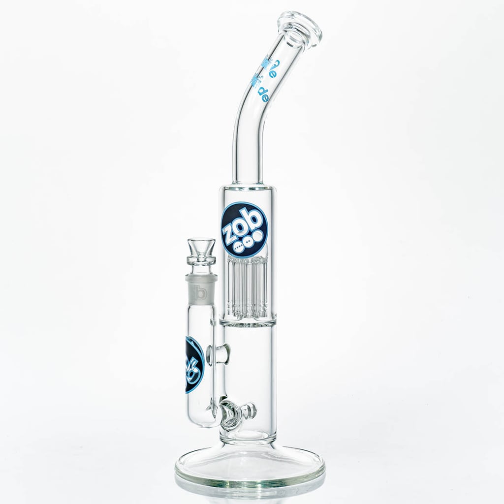 Zob 17 inch Stemless Inline Diffused Straight Tube Wubbler with 8 Arm ...