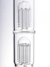 Zob 19 inch Straight Tube with Two 8 Arm Tree Percolators