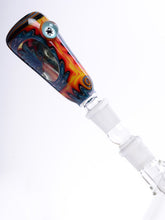 Zob 19 inch Custom Worked Beaker with 8 Arm Tree Perc